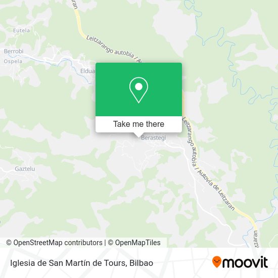 Iglesia de San Martín de Tours map
