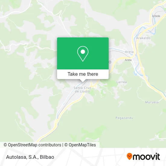 Autolasa, S.A. map