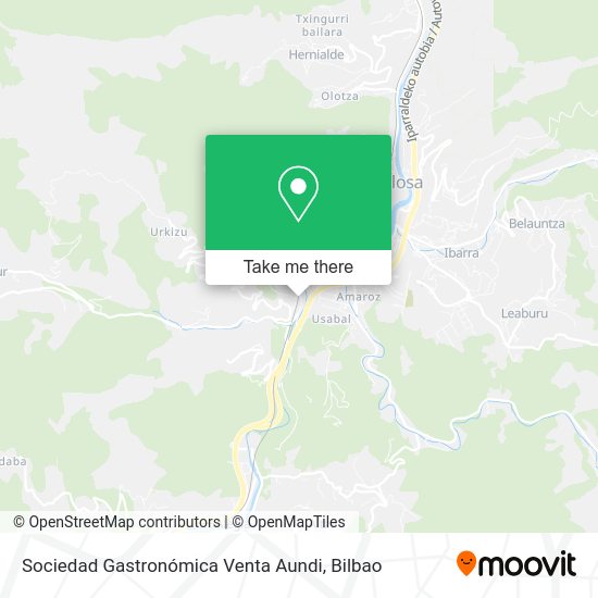 Sociedad Gastronómica Venta Aundi map