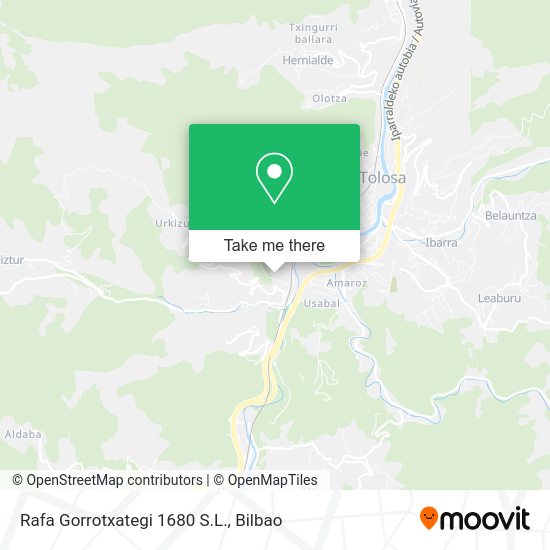 Rafa Gorrotxategi 1680 S.L. map