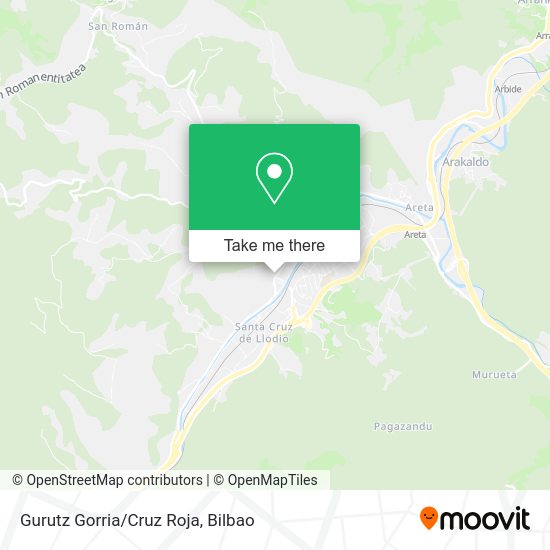 Gurutz Gorria/Cruz Roja map