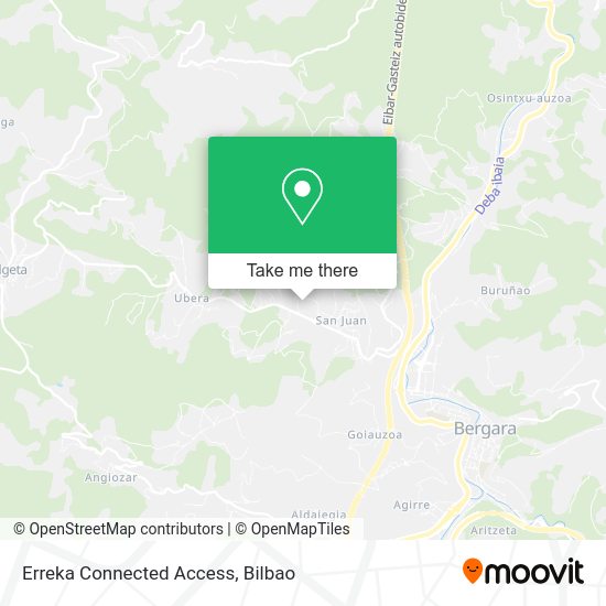 Erreka Connected Access map