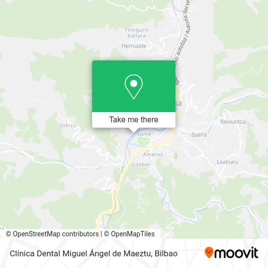 Clínica Dental Miguel Ángel de Maeztu map