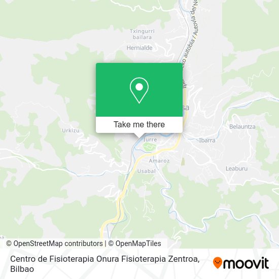 Centro de Fisioterapia Onura Fisioterapia Zentroa map
