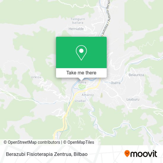 Berazubi Fisioterapia Zentrua map