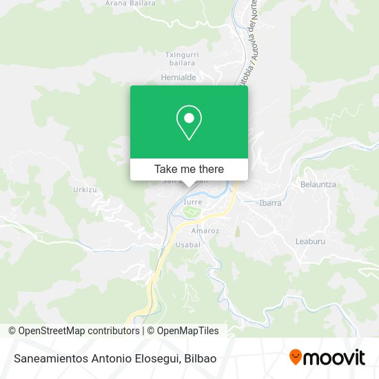 Saneamientos Antonio Elosegui map