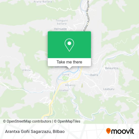 Arantxa Goñi Sagarzazu map