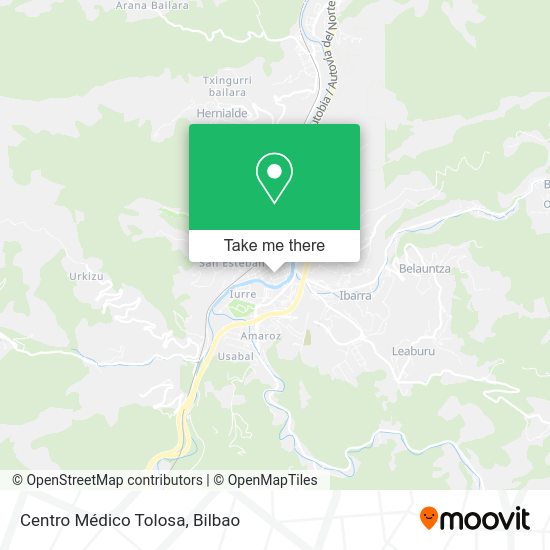 Centro Médico Tolosa map