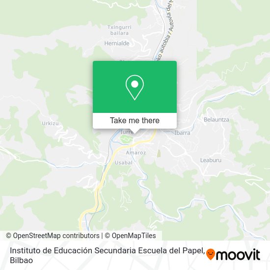 Instituto de Educación Secundaria Escuela del Papel map
