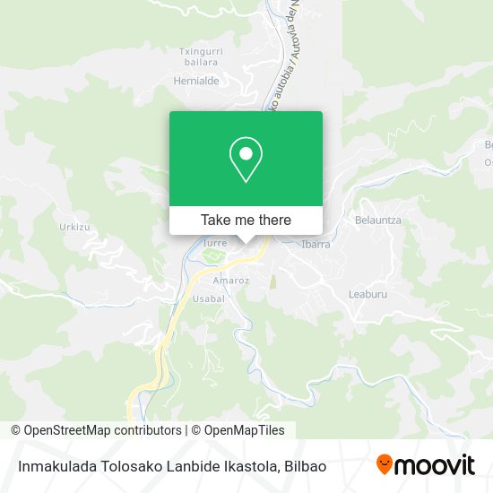 Inmakulada Tolosako Lanbide Ikastola map