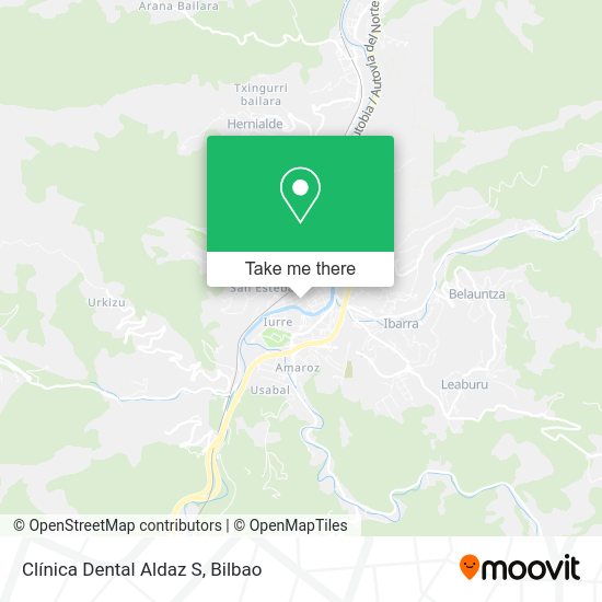 Clínica Dental Aldaz S map