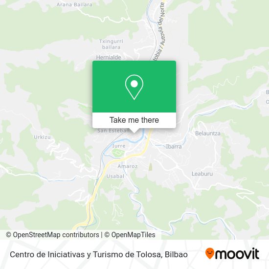 Centro de Iniciativas y Turismo de Tolosa map