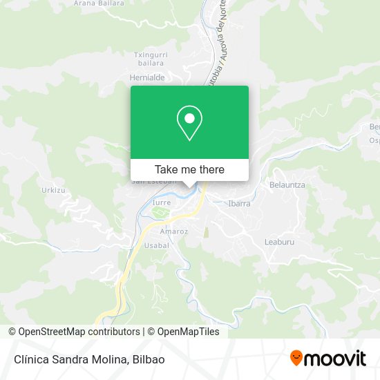 Clínica Sandra Molina map
