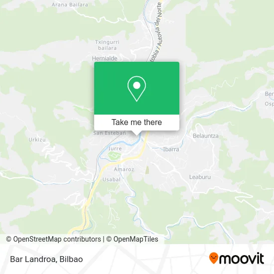 Bar Landroa map