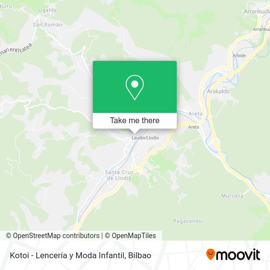 Kotoi - Lencería y Moda Infantil map