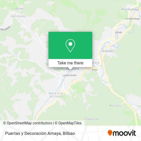 Puertas y Decoración Amaya map