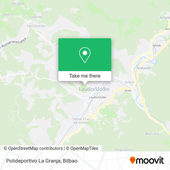 Polideportivo La Granja map