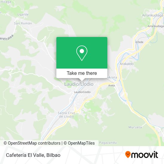 Cafetería El Valle map