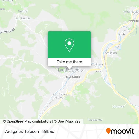 Ardigales Telecom map