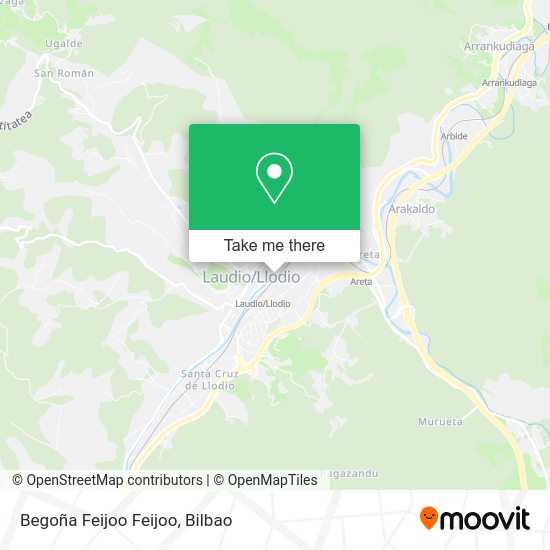 Begoña Feijoo Feijoo map