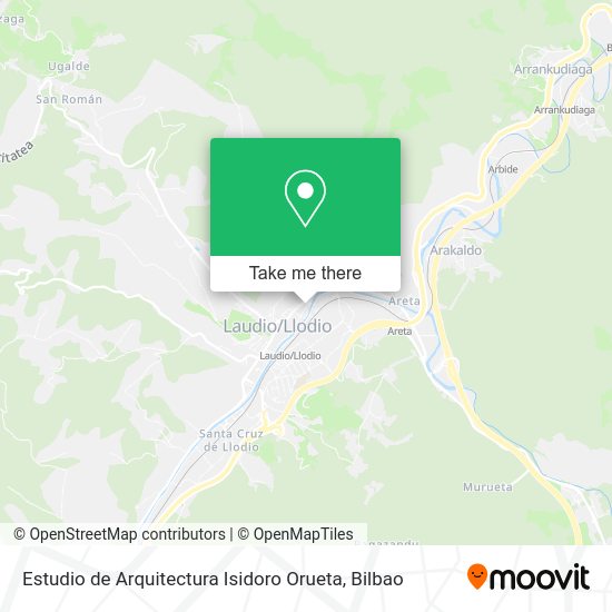 Estudio de Arquitectura Isidoro Orueta map