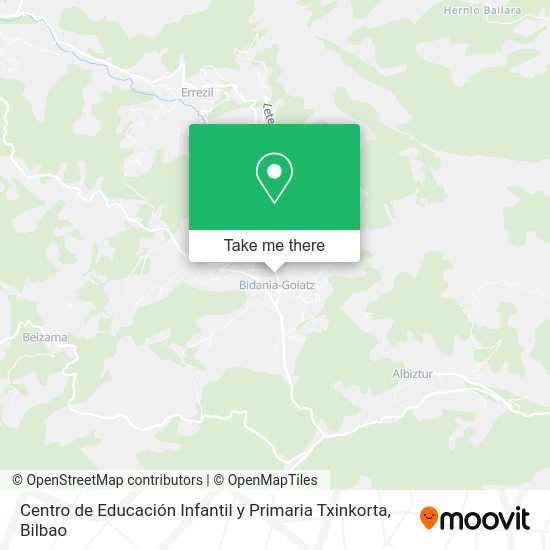 Centro de Educación Infantil y Primaria Txinkorta map
