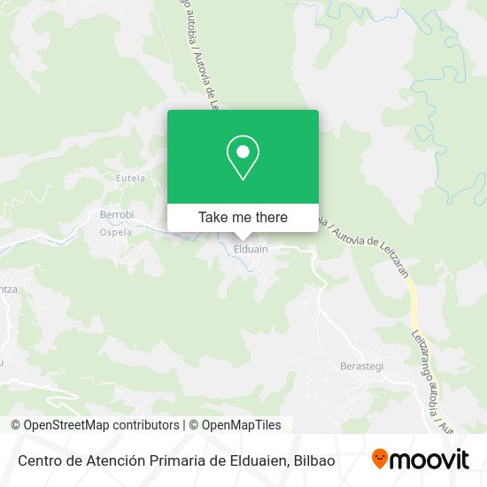 Centro de Atención Primaria de Elduaien map
