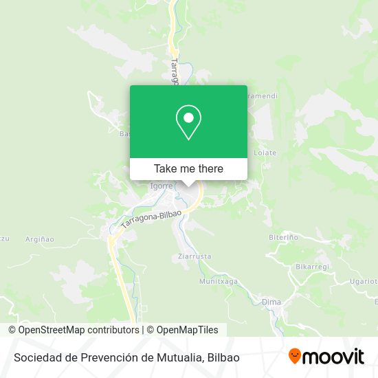 Sociedad de Prevención de Mutualia map