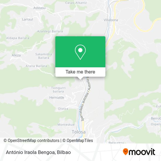 António Iraola Bengoa map