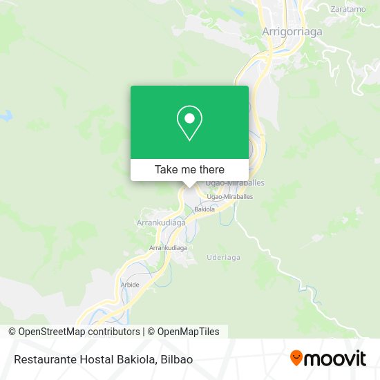 Restaurante Hostal Bakiola map
