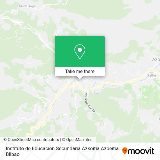 Instituto de Educación Secundaria Azkoitia Azpeitia map