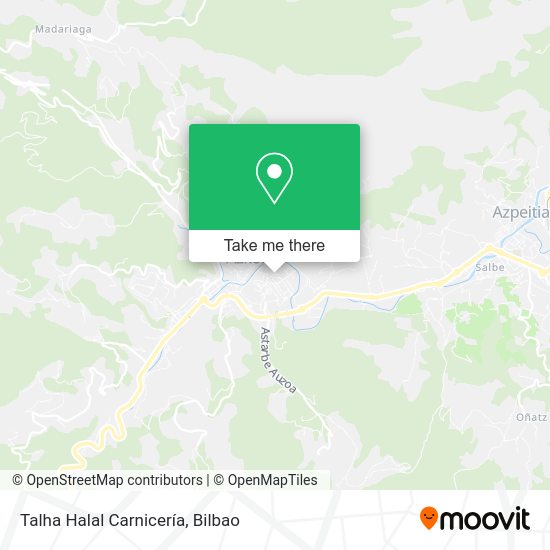 Talha Halal Carnicería map