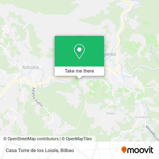 Casa Torre de los Loiola map