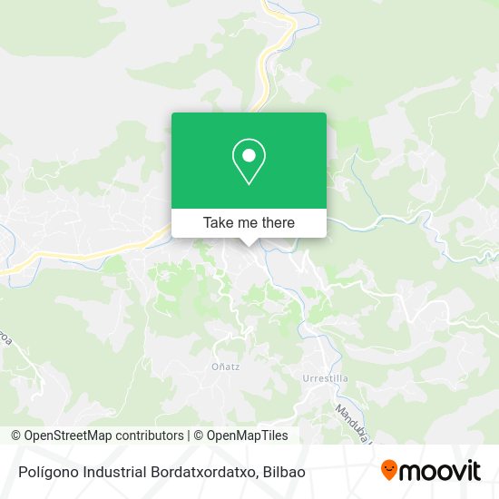 Polígono Industrial Bordatxordatxo map