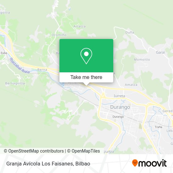 Granja Avícola Los Faisanes map