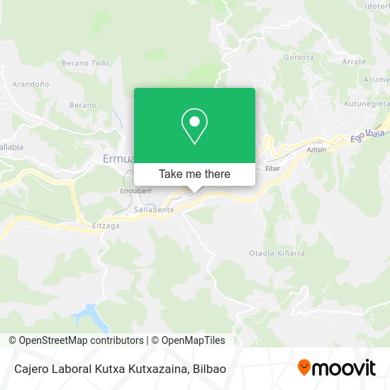 Cajero Laboral Kutxa Kutxazaina map