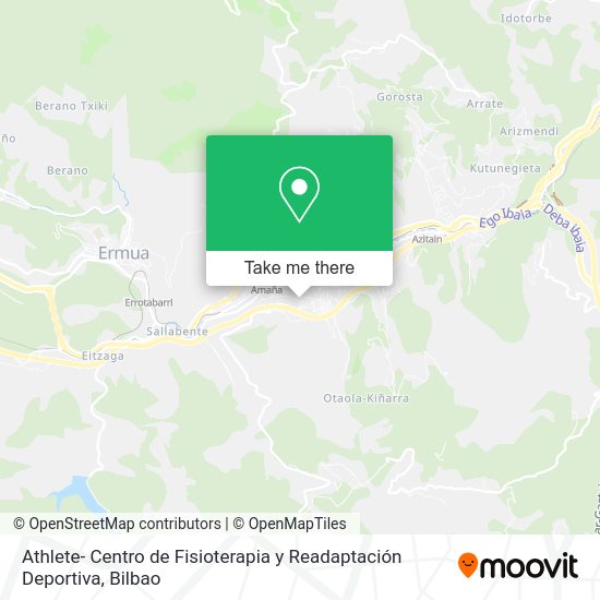 Athlete- Centro de Fisioterapia y Readaptación Deportiva map