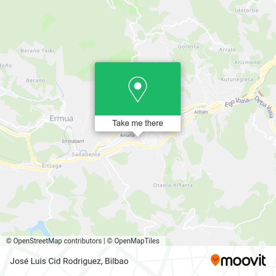 José Luis Cid Rodriguez map