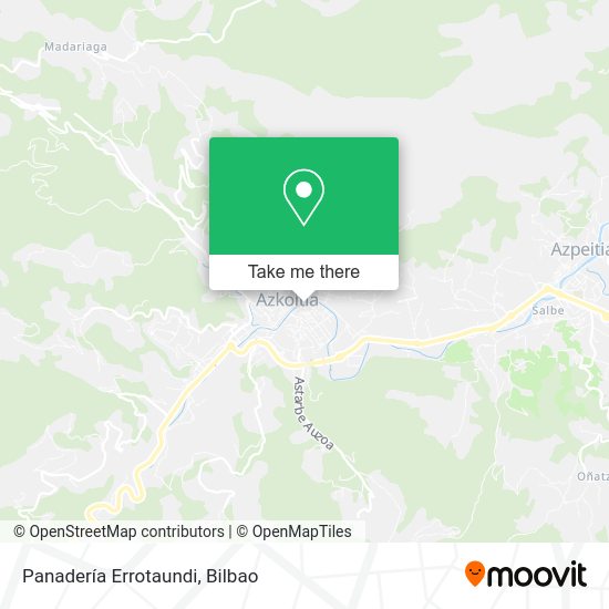 Panadería Errotaundi map