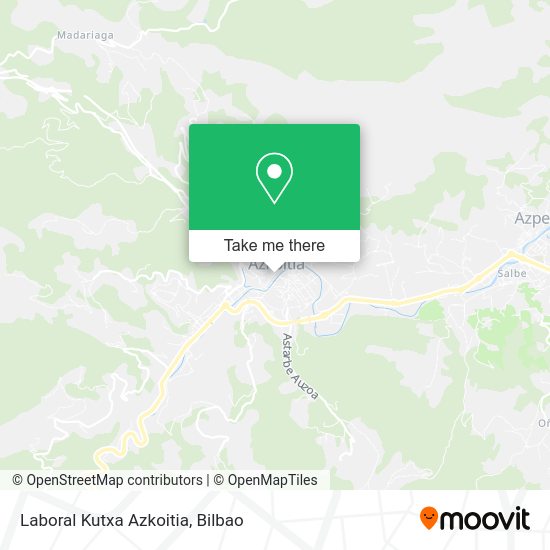 Laboral Kutxa Azkoitia map
