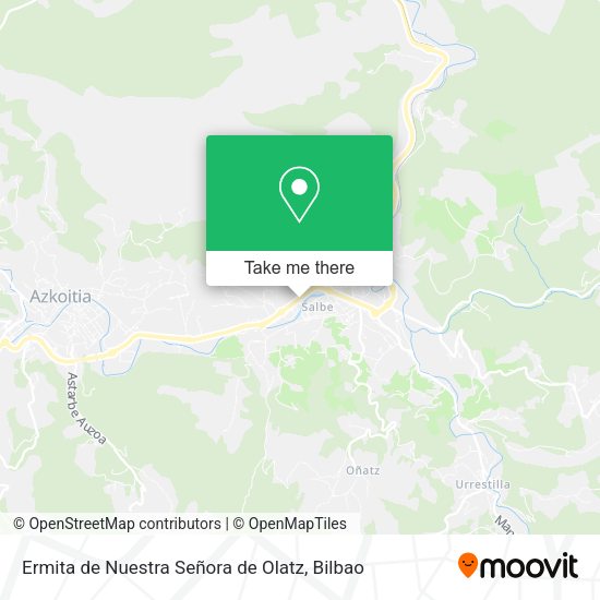 Ermita de Nuestra Señora de Olatz map