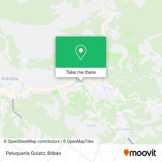 Peluquería Goiatz map
