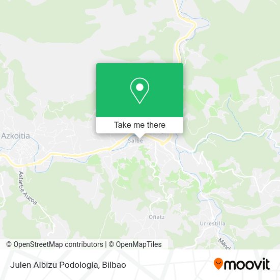 Julen Albizu Podología map