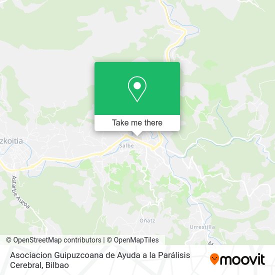 Asociacion Guipuzcoana de Ayuda a la Parálisis Cerebral map