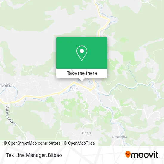 Tek Line Manager map