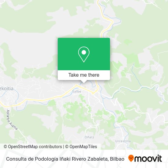 Consulta de Podología Iñaki Rivero Zabaleta map