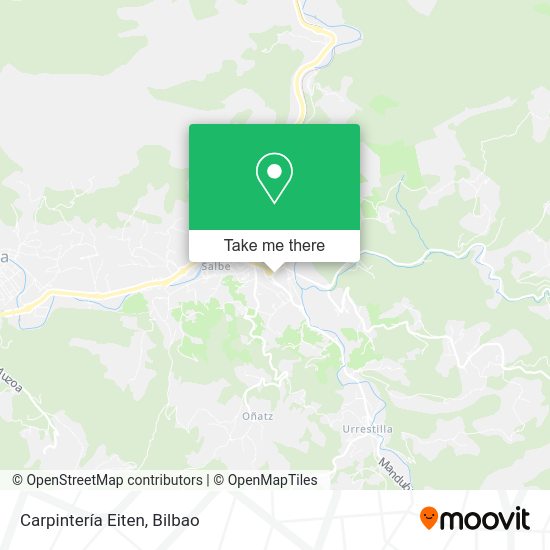 Carpintería Eiten map