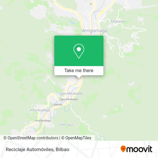 Reciclaje Automóviles map