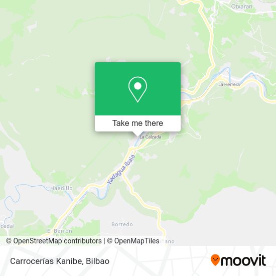 Carrocerías Kanibe map