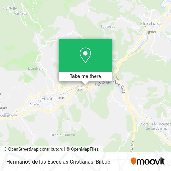 Hermanos de las Escuelas Cristianas map